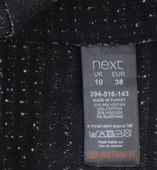Womens UK Size 10 NEXT Black Basic Jacket