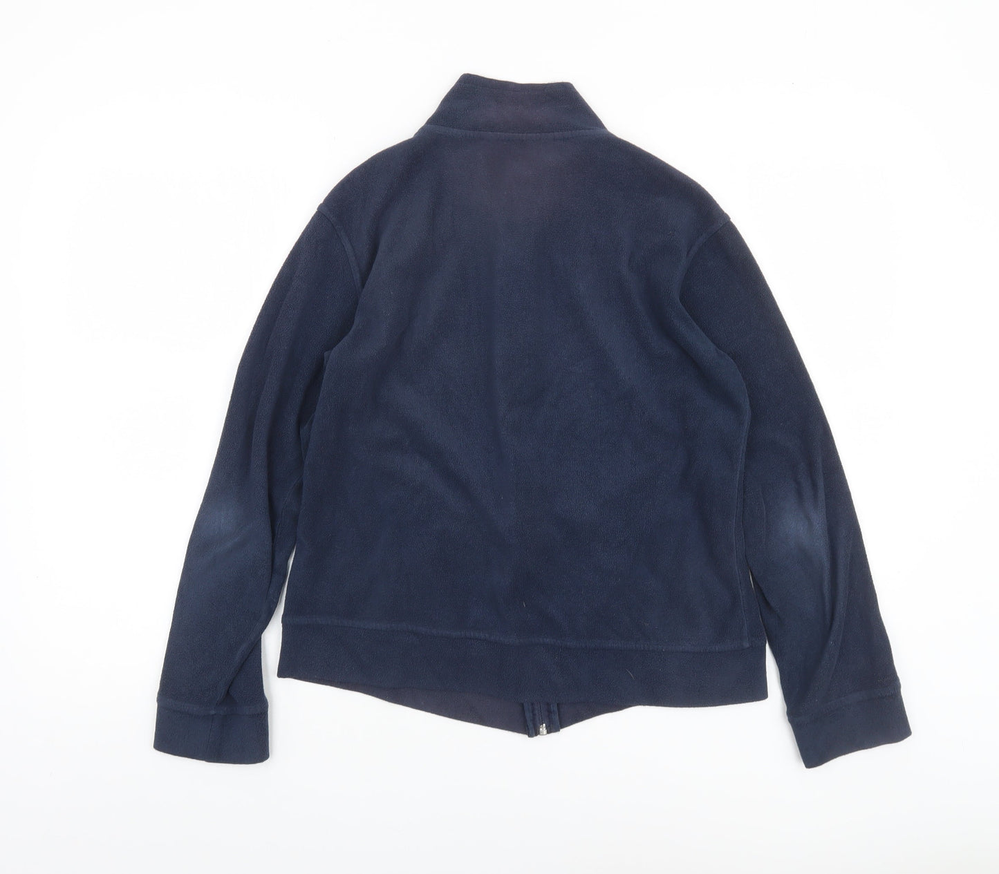 Dunnes Women's Blue Fleece Full Zip Jacket Size 10