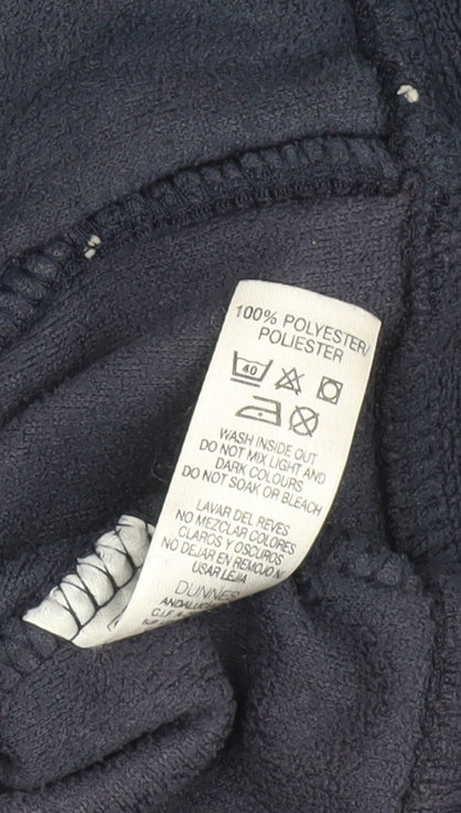 Dunnes Women's Blue Fleece Full Zip Jacket Size 10