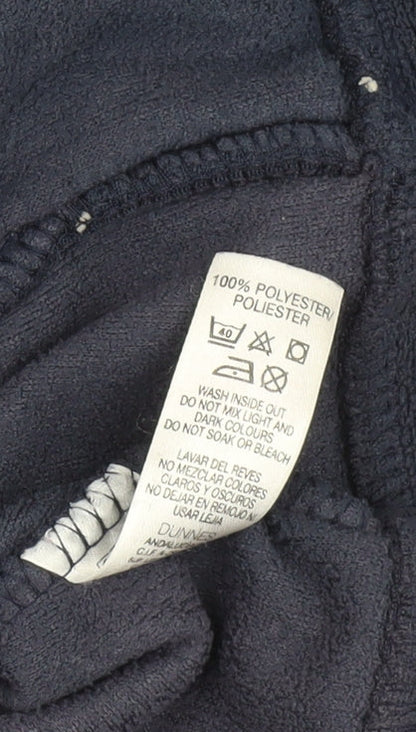 Dunnes Women's Blue Fleece Full Zip Jacket Size 10