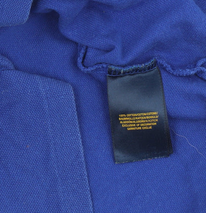 Boys UK Size 8 Years Ralph Lauren Blue Basic Polo