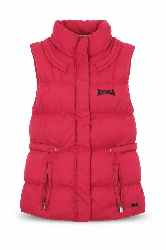 Womens UK Size S Lonsdale Red Puffer Jacket