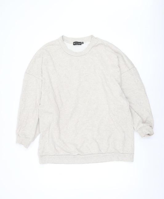 Womens UK Size 6 PRETTYLITTLETHING Beige Pullover Sweatshirt