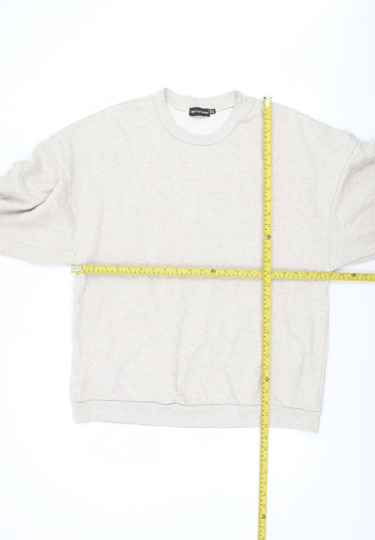 Womens UK Size 6 PRETTYLITTLETHING Beige Pullover Sweatshirt