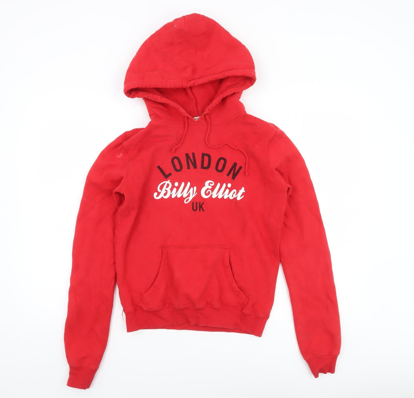 Womens UK Size S Billy Elliot Red Pullover Hoodie