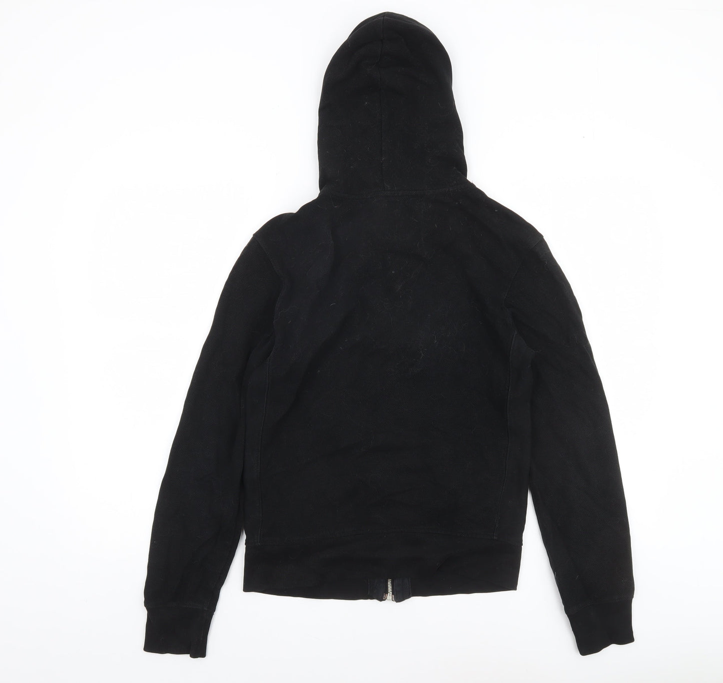 Mens UK Size S Zara Black Full Zip Hoodie