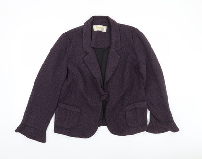 Womens UK Size 16 Roman Originals Purple Basic Jacket