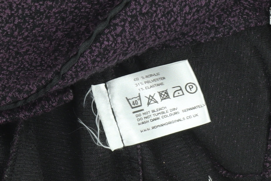 Womens UK Size 16 Roman Originals Purple Basic Jacket