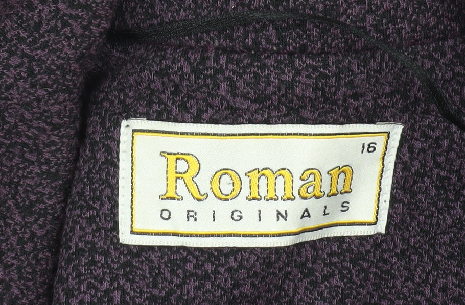 Womens UK Size 16 Roman Originals Purple Basic Jacket