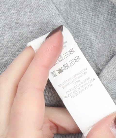 Primark Girls Grey Super Cool Graphic Pullover Sweatshirt 6-7 Years