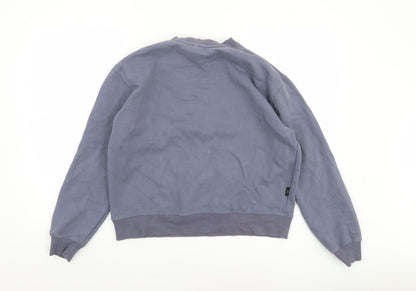 Womens UK Size S Diesel Blue Pullover Sweatshirt