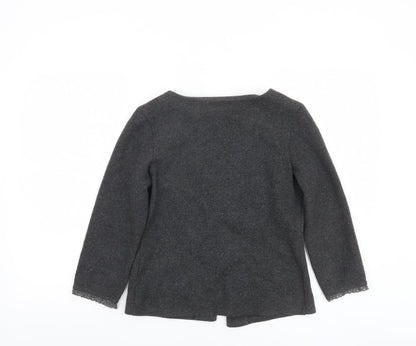 Womens UK Size 10 River Island Grey Cardigan Jumper