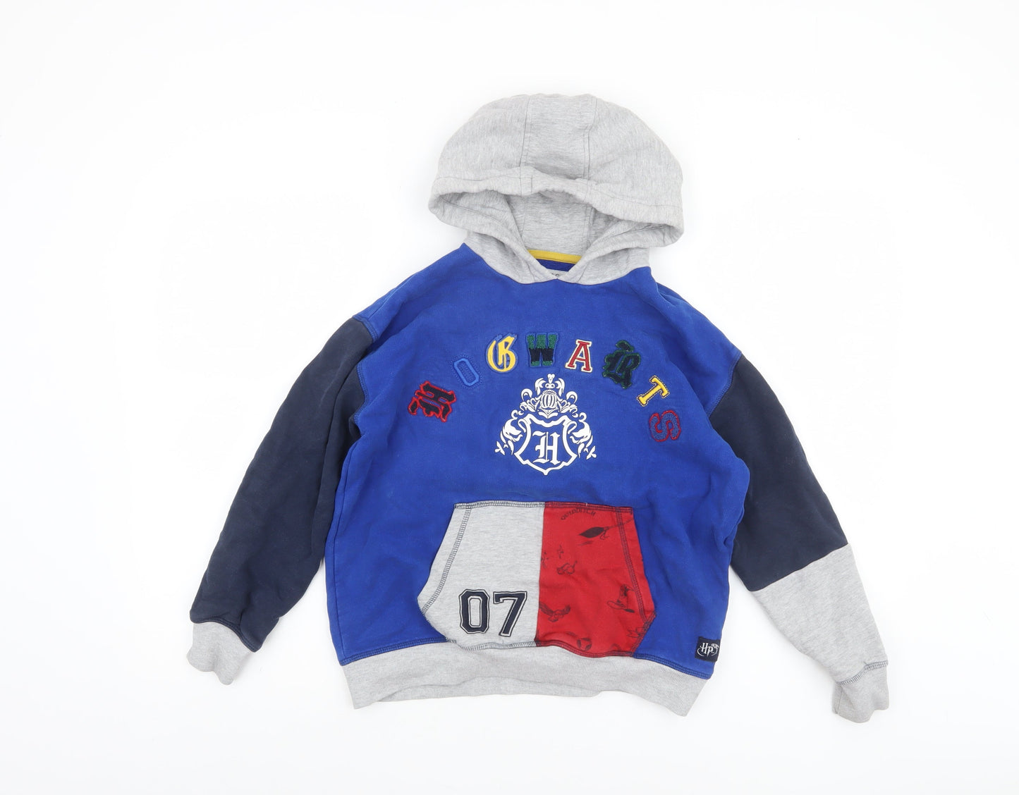 Boys UK Size 10-11 Years Marks and Spencer Multicoloured Pullover Hoodie