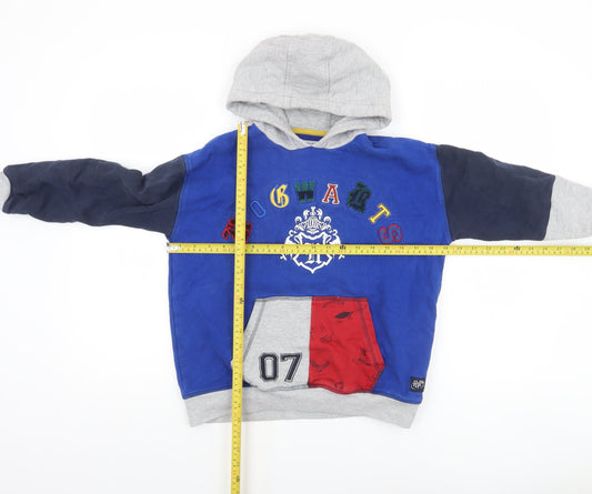 Boys UK Size 10-11 Years Marks and Spencer Multicoloured Pullover Hoodie