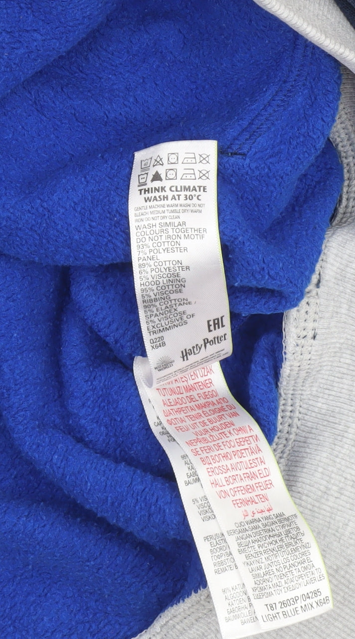 Boys UK Size 10-11 Years Marks and Spencer Multicoloured Pullover Hoodie