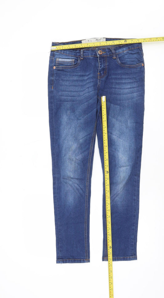 Denim Co. Women's Blue Size 8 Skinny Stretch Jeans