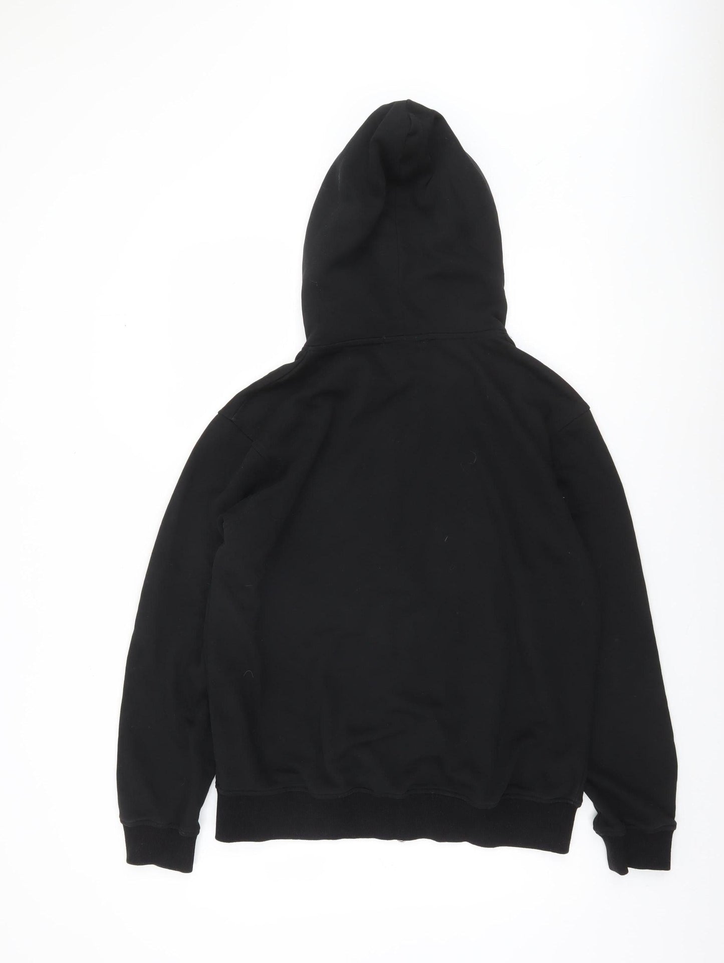 Mens UK Size S Opened & Co Black Full Zip Hoodie