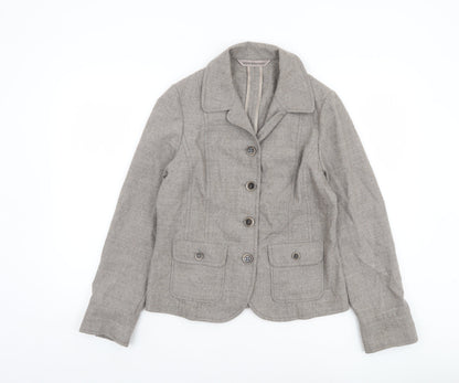 Womens UK Size 10 SOMMERMANN Regular Grey Blazer