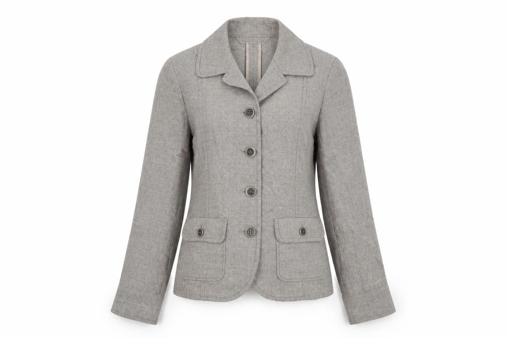 Womens UK Size 10 SOMMERMANN Regular Grey Blazer