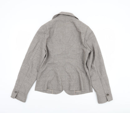 Womens UK Size 10 SOMMERMANN Regular Grey Blazer