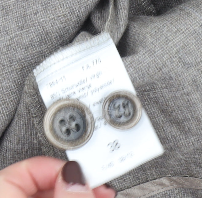 Womens UK Size 10 SOMMERMANN Regular Grey Blazer