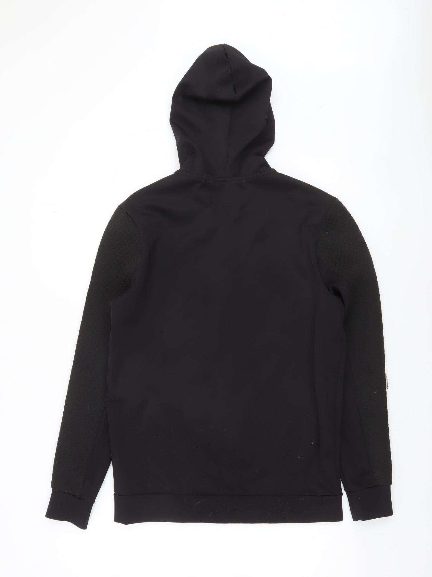 Mens UK Size S River Island Black Full Zip Hoodie