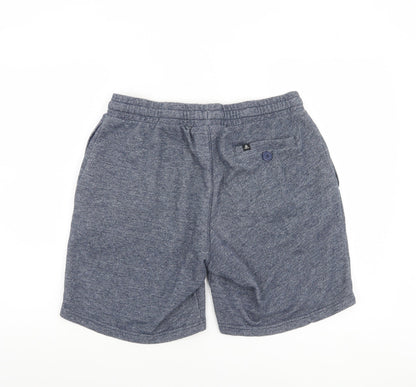 Firefly Men's Blue Sweat Shorts L Cotton Blend Casual