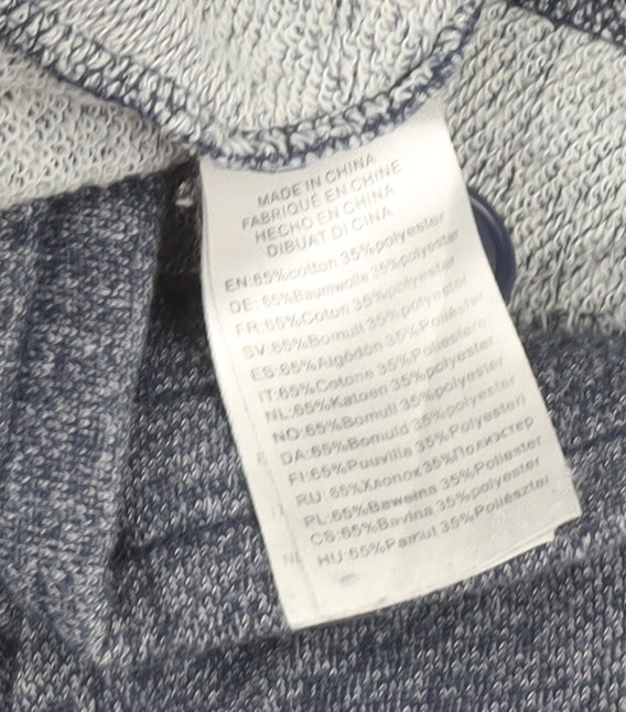 Firefly Men's Blue Sweat Shorts L Cotton Blend Casual