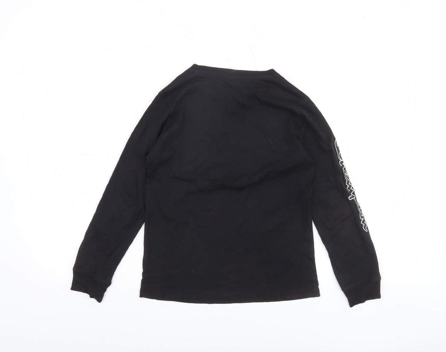 Boys UK Size 9-10 Years Champion Black Basic T-Shirt