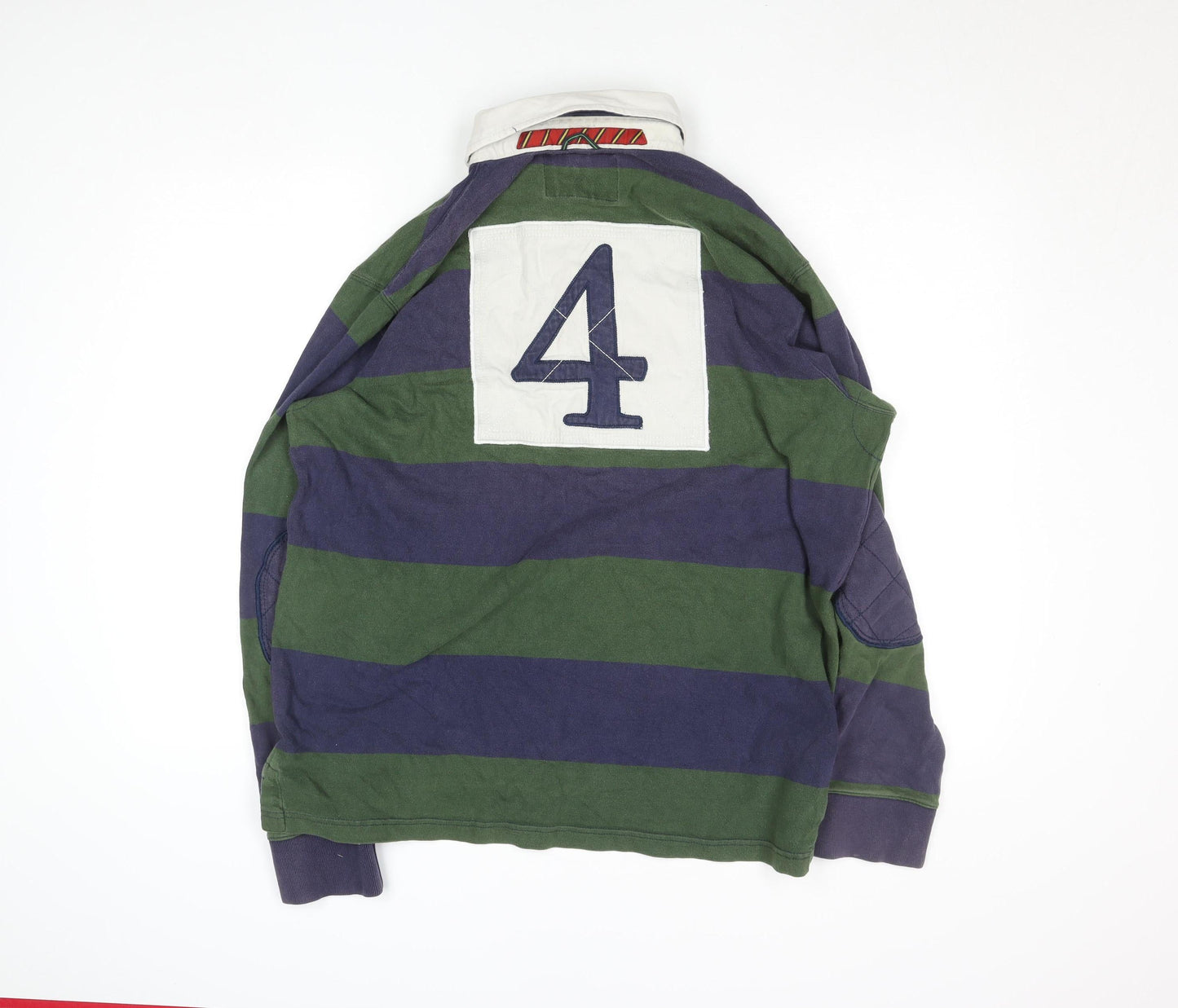 Mens UK Size L J.Hampton and Sons Green Henley Sweatshirt