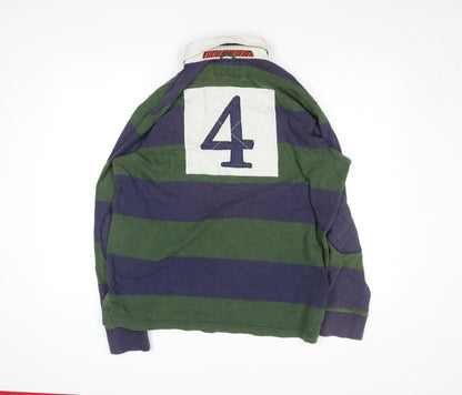 Mens UK Size L J.Hampton and Sons Green Henley Sweatshirt
