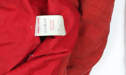 Womens UK Size 14 White Stuff Red Parka Coat