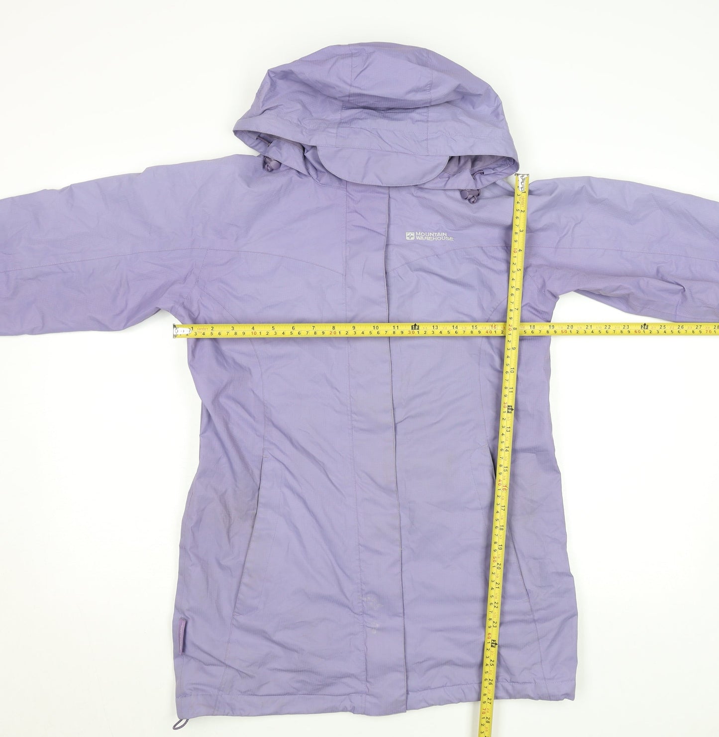 Mountain Warehouse Womens Purple Waterproof Hooded Rain Jacket UK 10