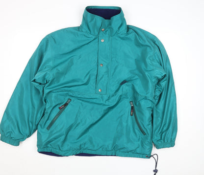 Mens UK Size S Tenson Green Anorak Coat