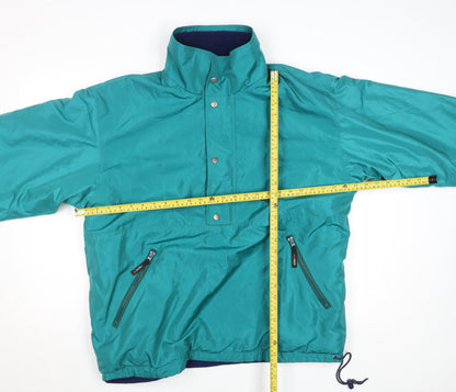 Mens UK Size S Tenson Green Anorak Coat