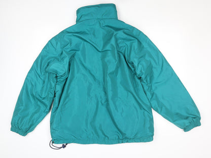 Mens UK Size S Tenson Green Anorak Coat