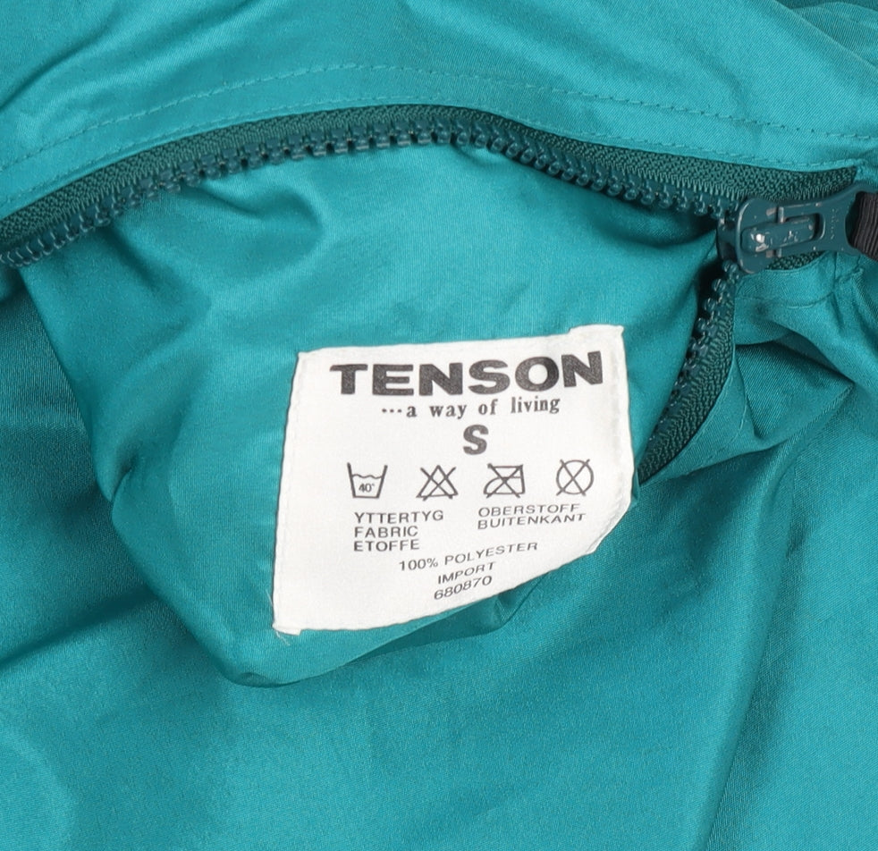 Mens UK Size S Tenson Green Anorak Coat