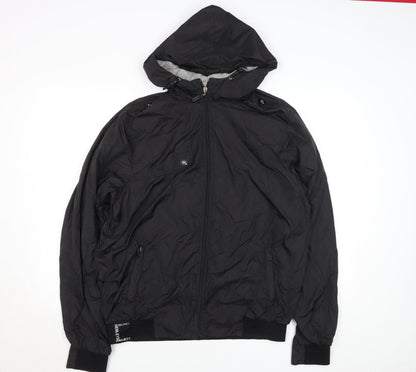 Mens UK Size L Henleys Black Bomber Jacket
