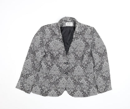 Womens UK Size 12 Jessica Black Basic Jacket