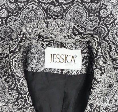 Womens UK Size 12 Jessica Black Basic Jacket