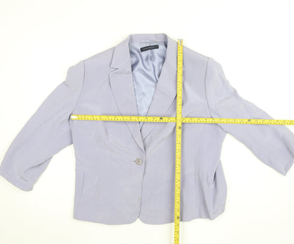 Womens UK Size 14 Windsmoor Purple Basic Jacket