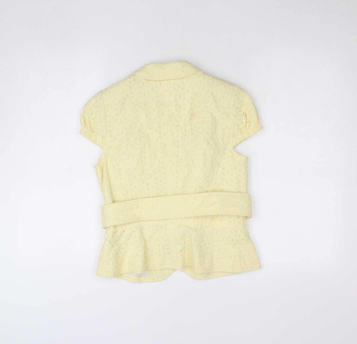 Womens UK Size 14 Marks and Spencer Yellow Basic Jacket
