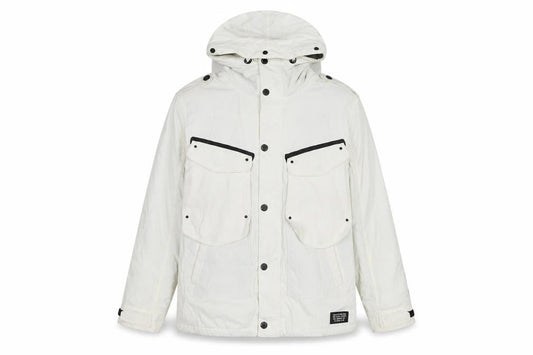 Womens UK Size L Nickelson White Parka Coat