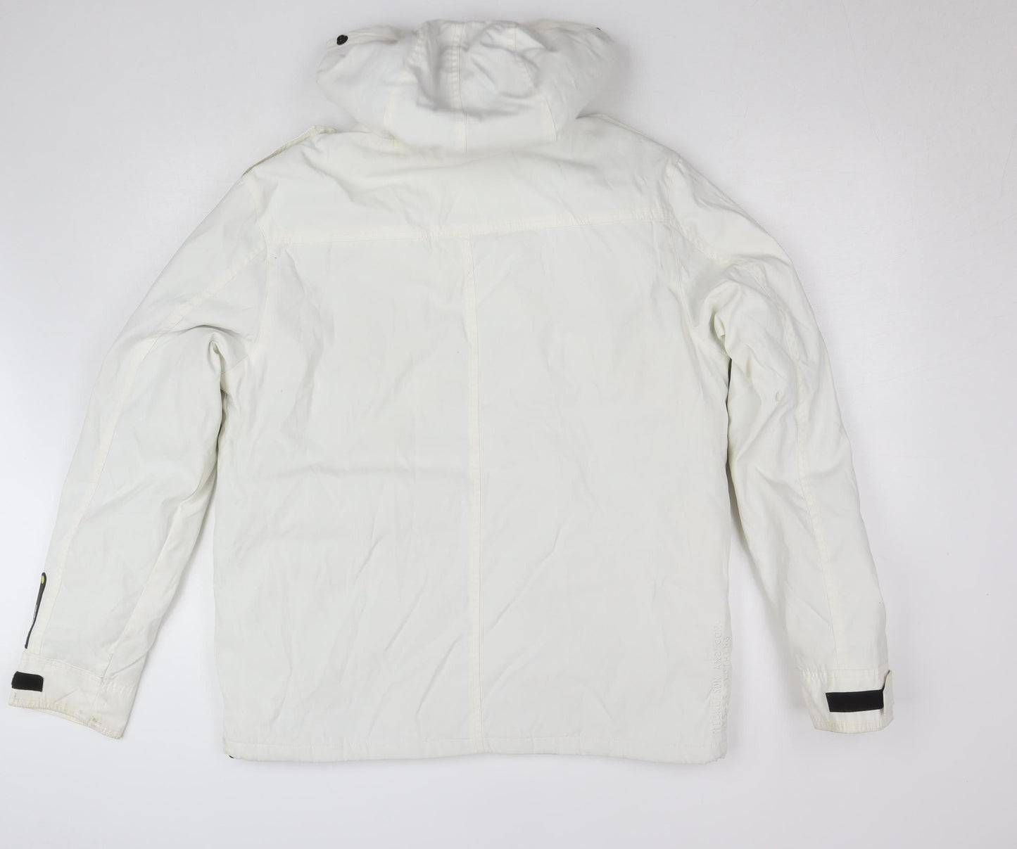 Womens UK Size L Nickelson White Parka Coat