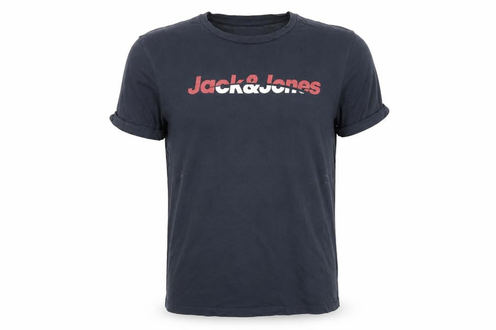 Mens UK Size M JACK & JONES Black  T-Shirt