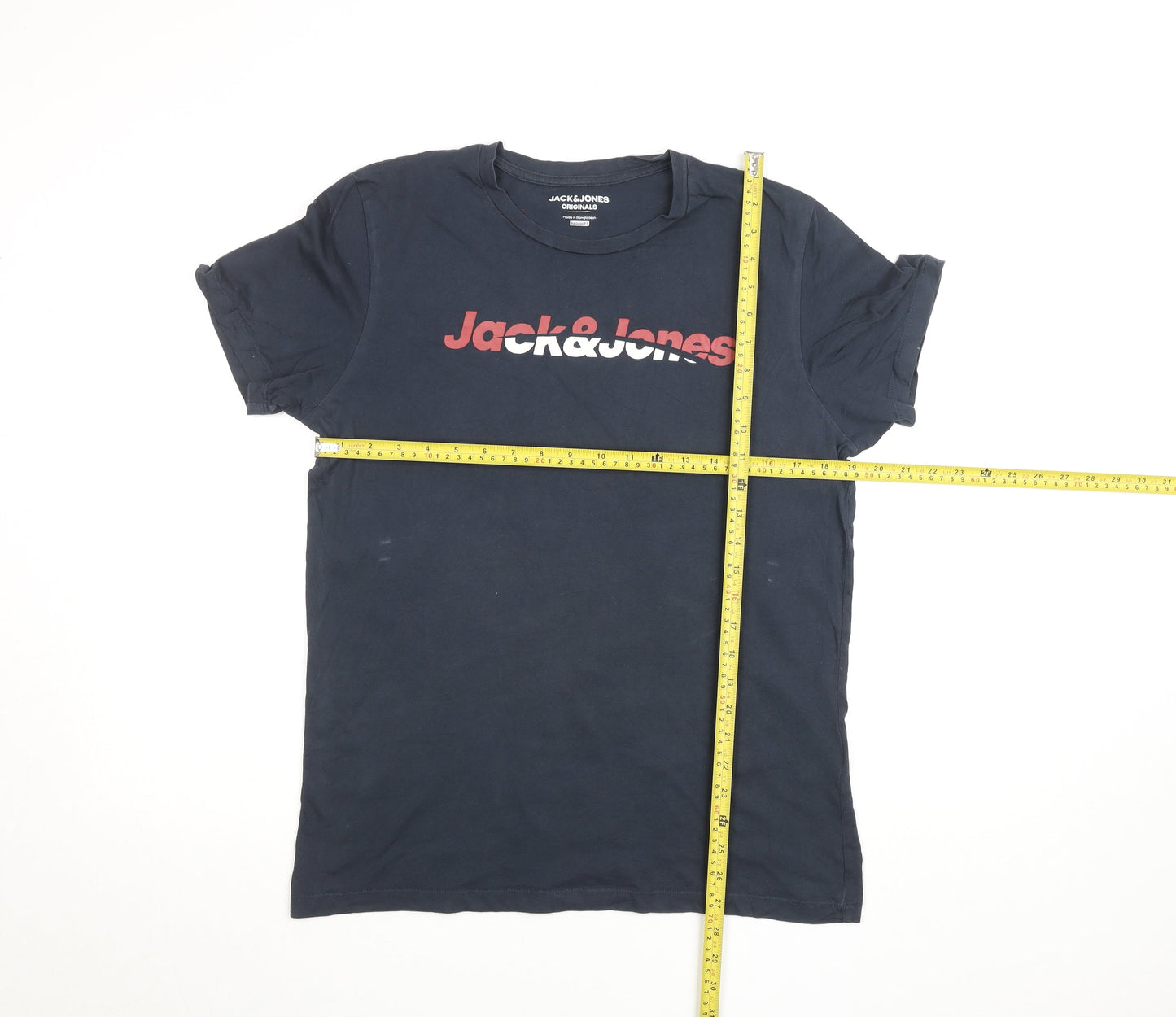 Mens UK Size M JACK & JONES Black  T-Shirt