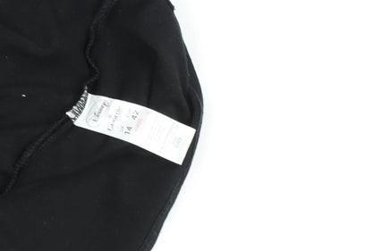 Womens UK Size 14 Disney at George Black Basic T-Shirt