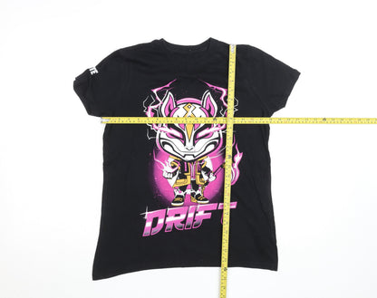 Fortnite Teens Black Drift Graphic Short Sleeve Cotton T-Shirt M