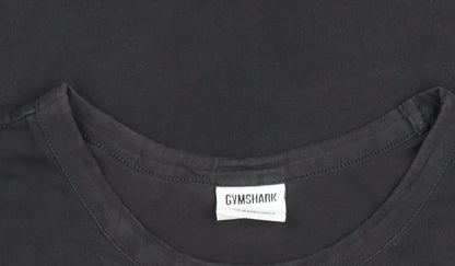 Gymshark Womens Black Small Cotton Stretch Training T-Shirt