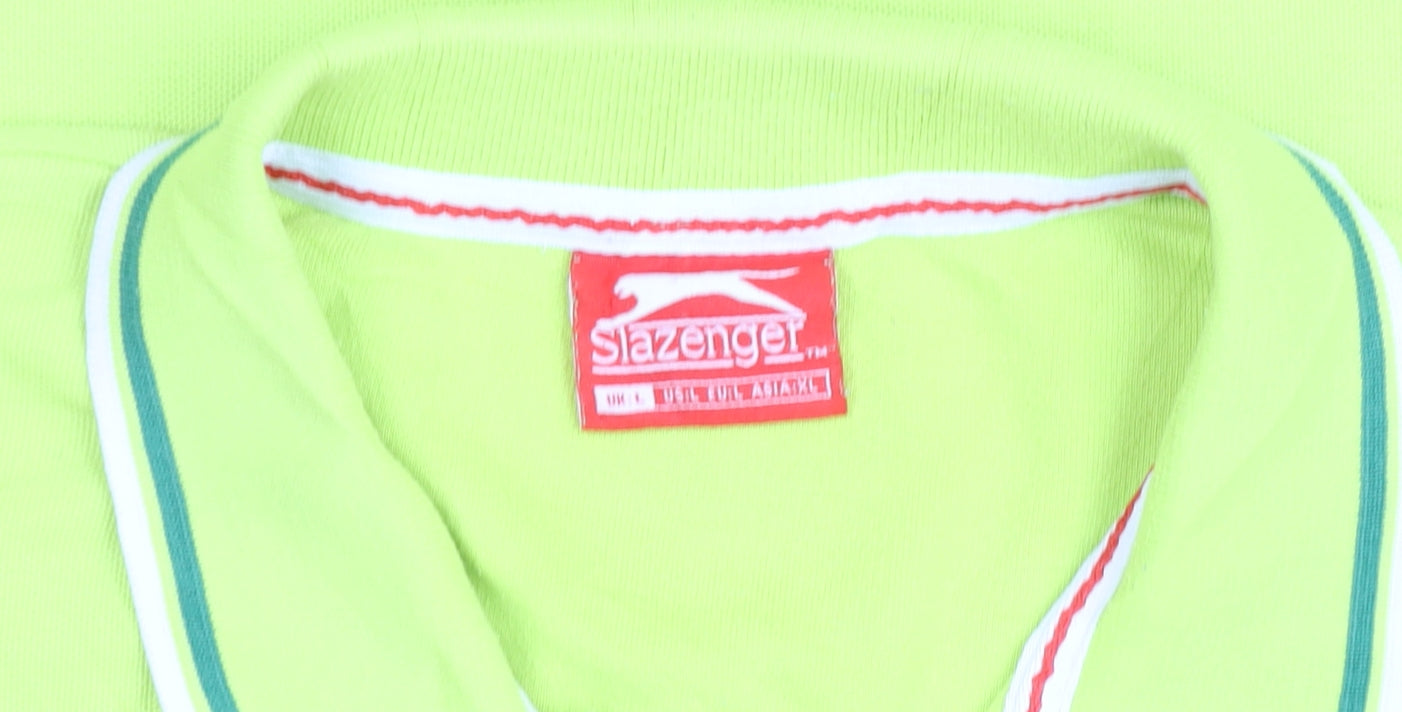 Mens UK Size M Slazenger Cotton Polo Shirt